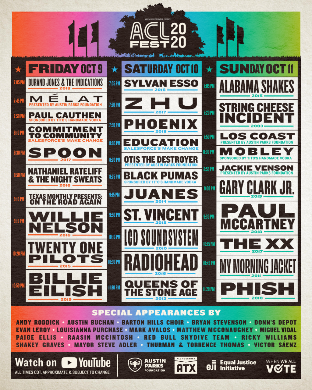 ACL Festival poster